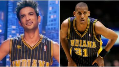 Sushant Singh Rajput Performs to Reggie Miller's Moves in Dil Bechara's Title Track, NBA Legend Says 'Gone But Not Forgotten’