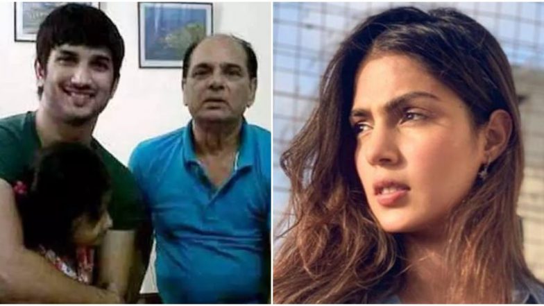 Sushant Singh Rajput's Father Files an FIR against Rhea Chakraborty for Conspiracy and Abetment to Suicide: Reports