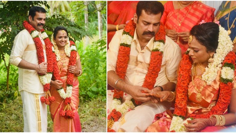 Pradeep Chandran Ties the Knot with Anupama Ramachandran; Bigg Boss Malayalam 2 Fame Contestant Shares Wedding Pics on Instagram