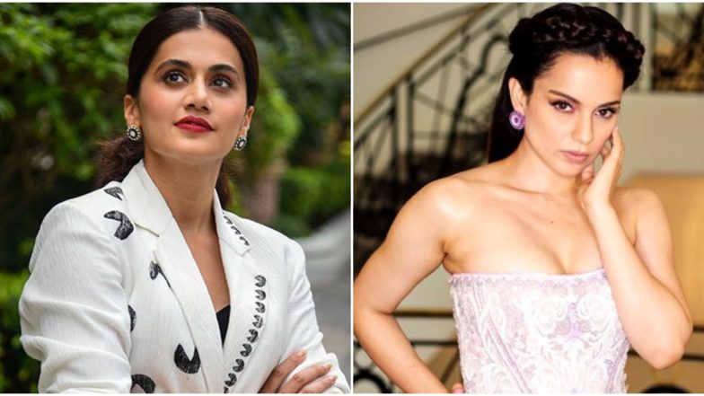 Taapsee Pannu Takes a Sly Dig at Kangana Ranaut Calling Her a B Grade Actress, Here's What She Said