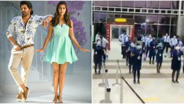 IndiGo Airline Crew Groove to Allu Arjun – Pooja Hegde’s Butta Bomma In Face Masks And Gloves, Video Goes Viral