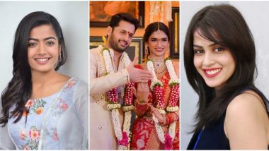 Nithiin and Shalini Engaged: Rashmika Mandanna, Genelia Deshmukh and Others Congratulate the Couple on Their Engagement!