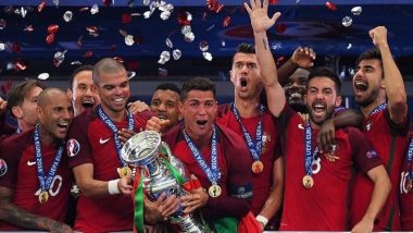 Cristiano Ronaldo Relives Memories of Portugal Winning Europa Cup 2016 (See Pics)