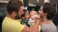 Salman Khan Shares a Cute Picture With Nephews Ahil, Nirvan and Baby Niece Ayat and We Are All Hearts For It! (View Post)