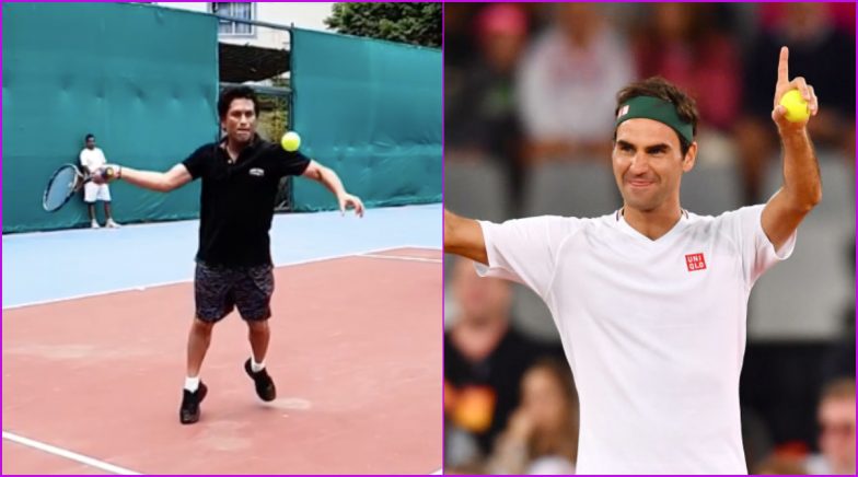 Sachin Tendulkar Seeks Tips on Forehand From Roger Federer