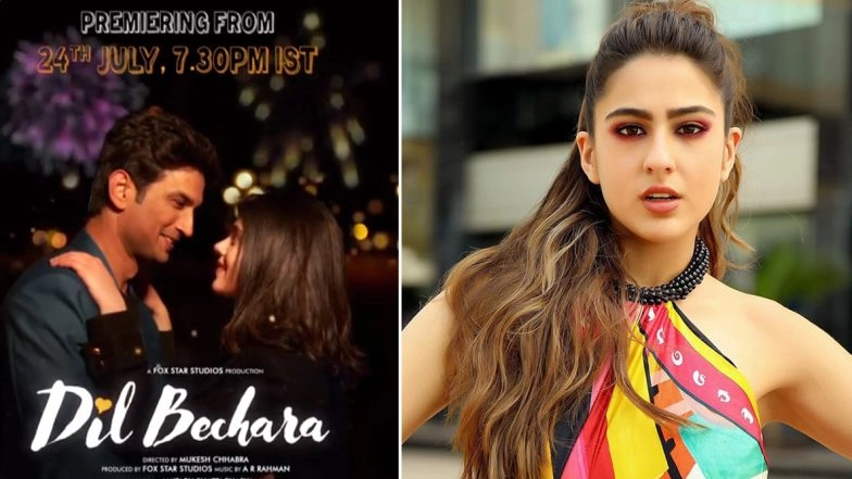 Sara Ali Khan on Sushant Singh Rajput's Dil Bechara Release: One Last Glimpse Of Our Shooting Star! (View Post)