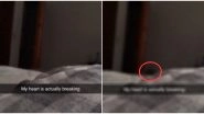 Pregnant Woman Spots Mysterious Black Shadow in Her Room While Filming Her Baby Bump, Netizens Wonder Who's That! (Watch Spooky Video)