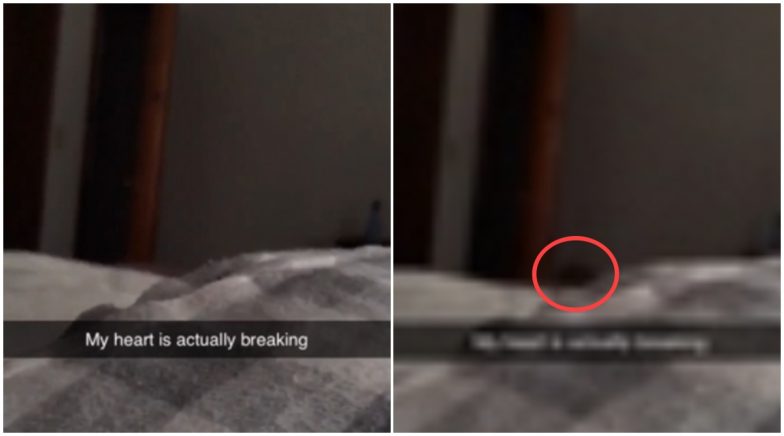 Pregnant Woman Spots Mysterious Black Shadow in Her Room While Filming Her Baby Bump! 