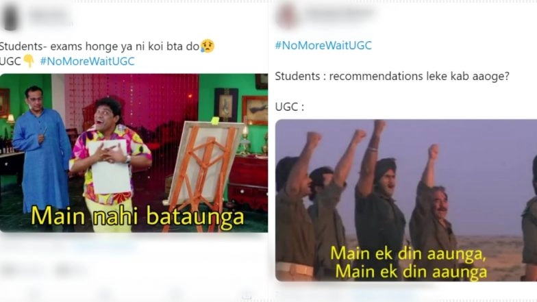 #NoMoreWaitUGC Funny Memes and Jokes Flood Twitter, Students Eagerly Wait for UGC Guidelines as Uncertainty Looms Over University Exams