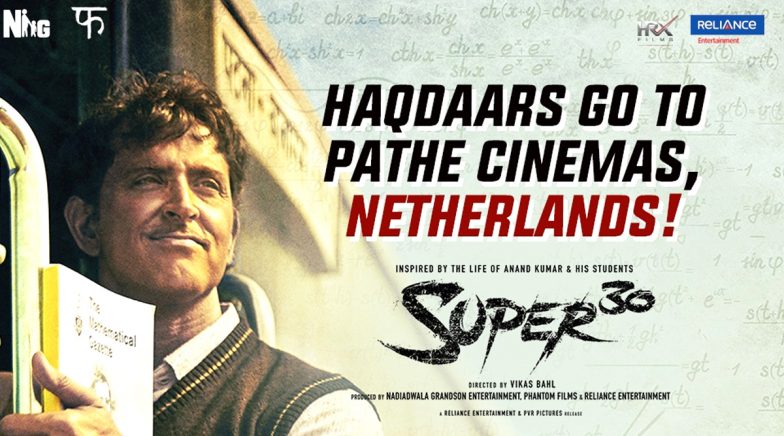 Hrithik Roshan's Super 30 wordt op 6 augustus opnieuw uitgebracht in Nederland