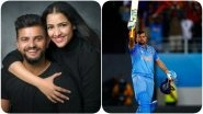 Priyanka Raina Pens a Heartfelt Note for Hubby Suresh Raina&rsquo;s 15 Years of International Career, Says &lsquo;We Are Super Proud&rsquo;