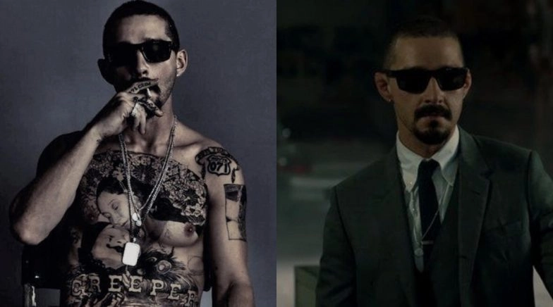 Shia LaBeouf Got His Whole Chest Tattooed For The Tax Collector