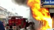Gujarat: Fire Breaks Out at ATM in Ahmedabad's CTM Area, Thick Smoke Seen