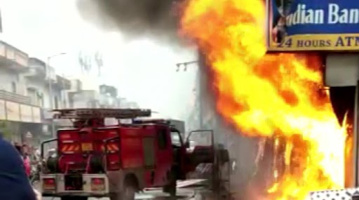 Gujarat: Fire Breaks Out at ATM in Ahmedabad's CTM Area, Thick Smoke Seen