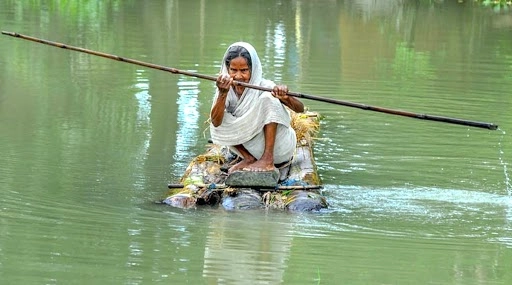 Assam Floods: 102 Dead in Flood-Related Incidents, Over 56 Lakh People Affected in 30 Districts