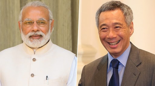 PM Narendra Modi Congratulates Lee Hsien Loong, PM of Singapore, For Winning General Elections 2020