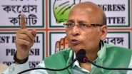 Abhishek Singhvi, Senior Congress Leader, Recovers From Coronavirus, Says His COVID-19 Case Remains a &lsquo;Mystery&rsquo;