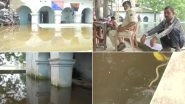 Bihar Floods: Kushewarsthan Police Station in Darbhanga District Flooded, Snakes Seen Floating in Water; See Pics