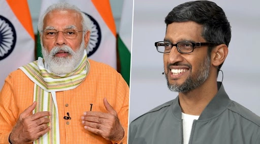 PM Narendra Modi Speaks With Google CEO Sundar Pichai
