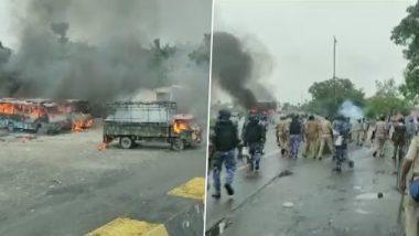 West Bengal: Local Protesters Block Road, Set Police Vehicles on Fire Over Alleged Gangrape and Murder of Girl in Uttar Dinajpur