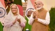 PM Narendra Modi Extends Eid-Ul-Azha Greetings to Bangladesh PM Sheikh Hasina, Wishes Her Good Health and Prosperity