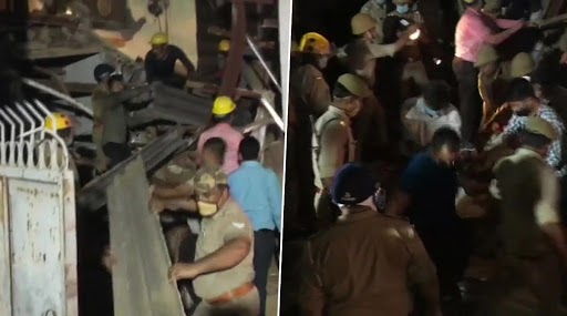 Noida Building Collapse: 2 Dead, 3 Critical After Under-Construction Building Collapses in Sector 11, CM Yogi Adityanath Reviews Situation