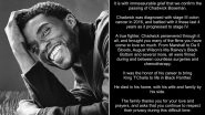 Chadwick Boseman Dies at 43: Fans Mourn Black Panther Actor's Demise on Jackie Robinson Day, Tweet 'Wakanda Forever'