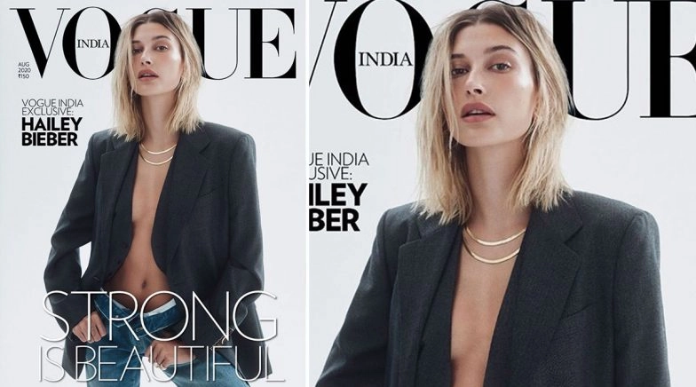 Hailey Bieber Stuns on the Cover of Vogue India's New Issue 