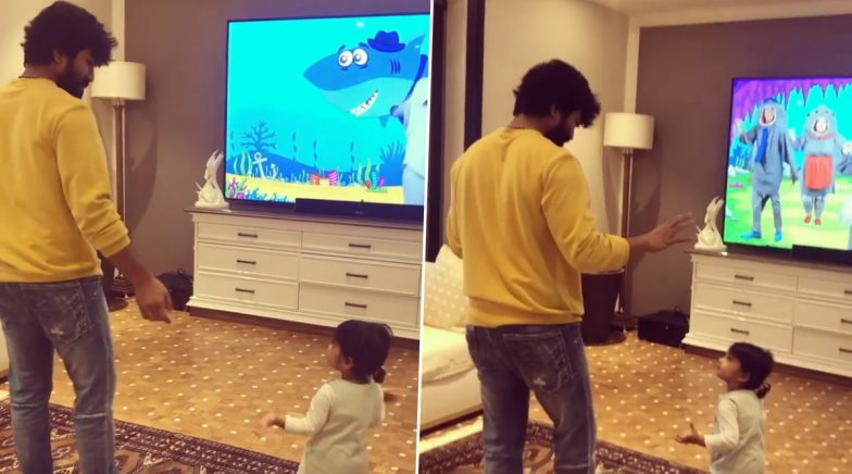 Ram Charan Enjoys a 'Baby Shark' Dance Off With Niece Navishka and It's Too Cute to Miss! 