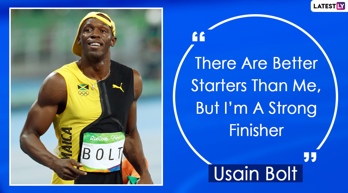 Usain Bolt Quotes With HD Images: 10 Powerful Sayings by the World's ...