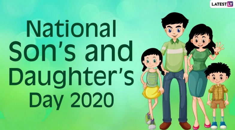 National Son S And Daughter S Day 2020 Wishes And Hd Images Whatsapp Stickers Cute Gifs Facebook Messages And Quotes For Daughters To Celebrate The Day Latestly