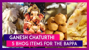 Ganesh Chaturthi 2020: 5 Delicacies That Should Be Part of The Bhog For Lord Ganpati