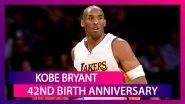 Kobe Bryant 42nd Birth Anniversary: Quick Facts About The LA Lakers Legend
