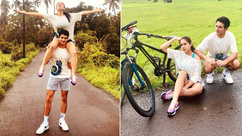 Sara Ali Khan Shares Pictures From Her 'Post Rakhi Bonding Vibe' With Brother Ibrahim Ali Khan (View Post)