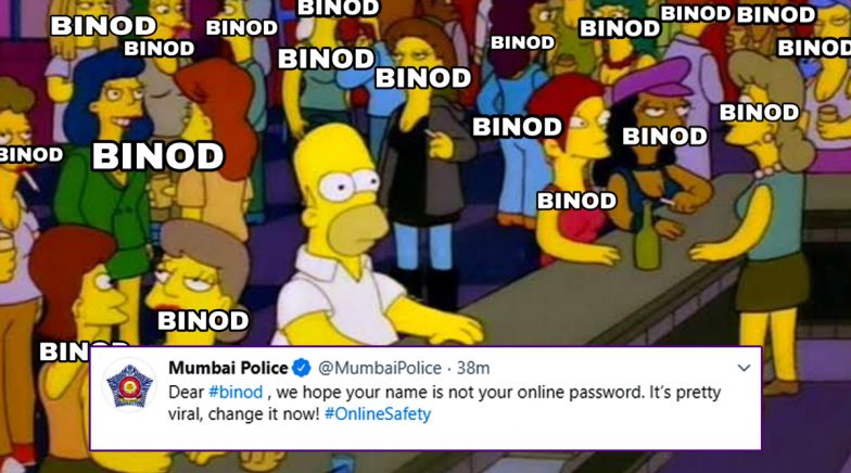 Binod Funny Memes: Mumbai Police Joins the Bandwagon to Spread Online Safety Awareness