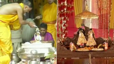 Krishna Janmashtami 2020 in Videos and Pics: From Vrindavan’s Radha Raman Temple to Mathura’s Shri Krishna Janmasthan Temple, Here’s How Gokulashtami is Celebrated Amid the Pandemic