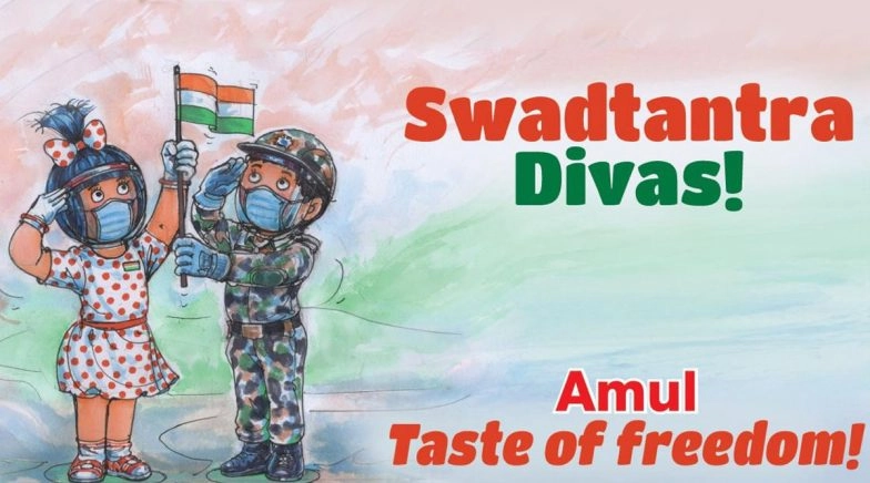 ‘Swadtantra Divas!’ Amul Wishes Happy Independence Day 2020 In A Must-See Topical Ad (View Pic) 
