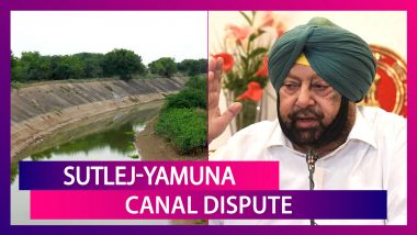 Sutlej-Yamuna Canal Dispute: Punjab Will Burn If The Canal Is Built, CM Amarinder Singh Tells Centre