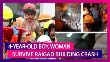 Raigad Building Collapse Update: After 4-Year-Old ‘Miracle Boy’, Woman Survives Mahad Building Crash