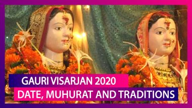 Gauri Visarjan 2020 Date And Shubh Muhurat: Traditional Rules & Customs Of Jyestha Gauri Visarjan