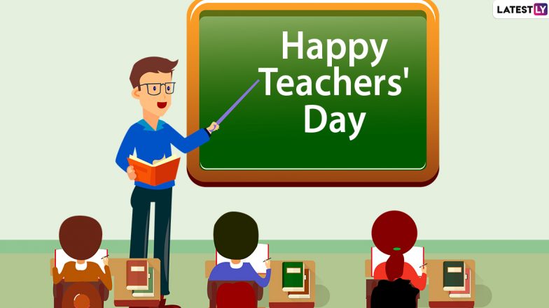 Happy Teachers Day 2021 Messages, Quotes and GIF Images: Wish World Teacher’s Day With WhatsApp Greetings, Stickers, Wallpapers, SMS and Status