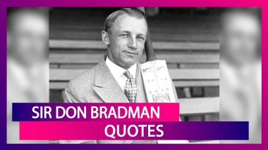 Sir Don Bradman 112th Birth Anniversary: Quotes And Sayings By Australian Cricket Legend