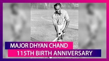 Major Dhyan Chand 115th Birth Anniversary Special: 6 Quick Facts About Indian Hockey Player