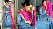 Raksha Bandhan 2020: Hina Khan Swirls in Swishy Blue And Her Outfit Aces the Fashion Meter!