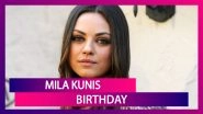 Mila Kunis Birthday: The Actress' Cute Moments With Husband Ashton Kutcher