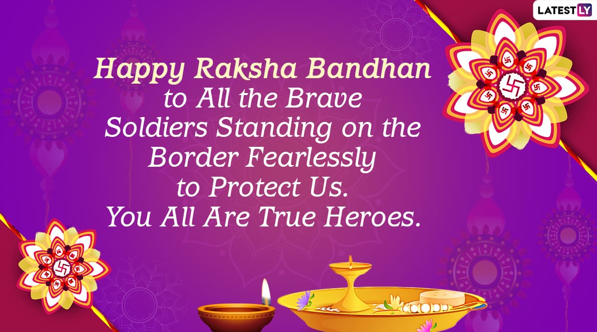 Happy Rakhi 2020 Greetings for Soldiers of Indian Army: Send ...