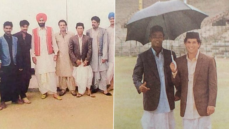 Missing Sachin Tendulkar and Vinod Kambli Found! Master Blaster Replies to WV Raman With Their Pic From Indian National Team's Traditional Wear Photoshoot in 1993