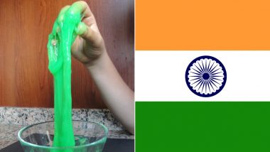 How to Make Tricolour Slime at Home? Celebrate Independence Day 2020 with Fun Slime Recipe for Kids to Enjoy (Watch Tutorial Video)