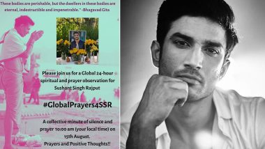 RIP Sushant Singh Rajput: Shweta Singh Kirti Organises a Global Prayer Meet on Independence Day 2020 for Late Actor