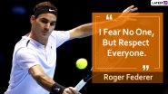 Roger Federer Quotes With HD Images: Inspirational Sayings by Tennis Swiss Maestro on Success and Life to Celebrate His 39th Birthday